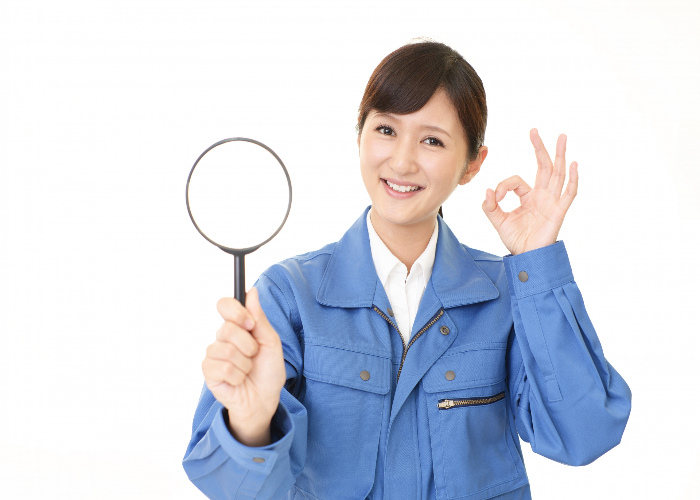 かんたんな組立、検査、梱包