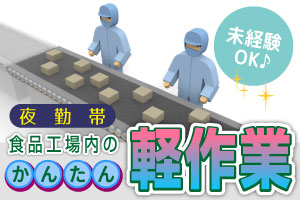 【本宮市】夜勤◎完成品の箱詰め作業♪シニアの方も元気に活躍中！